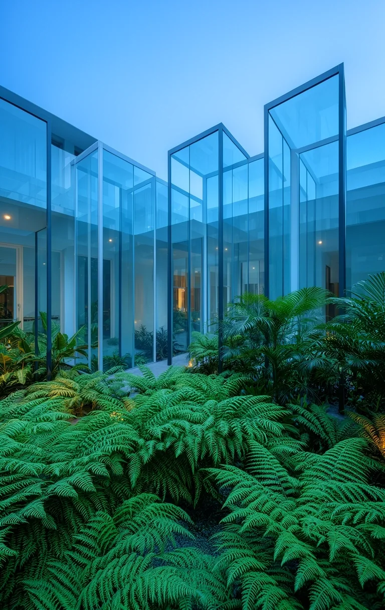 Serene architectural wellness environment
